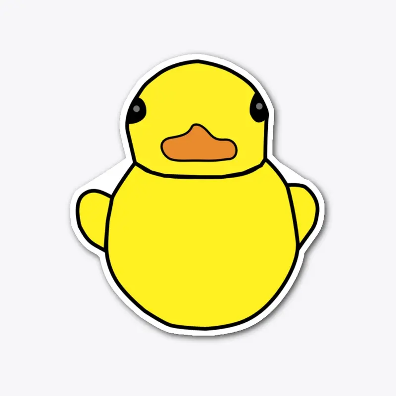 Front Duck Sticker